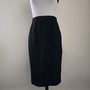 Burberry Black Pencil Skirt
